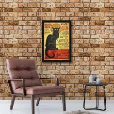Quadro Decorativo Chat Noir 34x23cm - Quadros On-Line