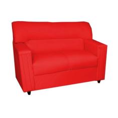 Sofá Topázio 2 Lugares Courano Laranja - Orthovida - Orthovida Colchõe