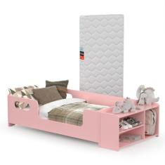 Cama Infantil Montessoriana Para Quarto De Criança Com Nicho E Colchão