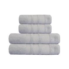 Jogo de Toalhas Macias Diana 4 Peças (2 Banho + 2 Rosto) - Bella Enxov