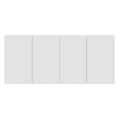 Aparador Buffet Suspenso Multimóveis Veneza 4 Portas Branco