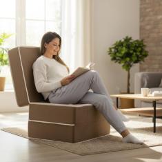 Sofá Cama Solteiro Resistente 70x188x20 Entrega Rápida - KENKO PREMIUM