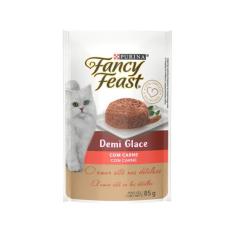 Ração Úmida para Gato Adulto Sachê Fancy Feast - Demi Glace Carne 85g,