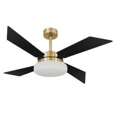 Ventilador De Teto Volare Vd50 Tech Dourado 4 Pás - 127V