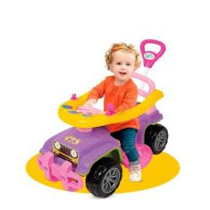 Carrinho de Brinquedo para Passeio Jip Jip Andador Infantil Empurrador