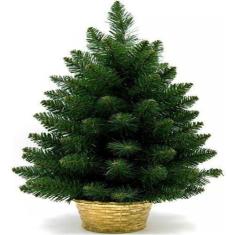 Arvore De Natal Pequena Com Base De Mesa - 60Cm E 80 Galhos - Dear San