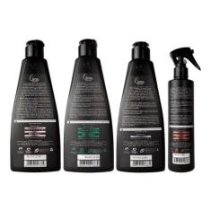 Kit Arvensis Cachos Naturais Ondulados E Tec Oil 7 Itens