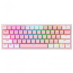 Teclado Gamer Redragon K616-rgb Fizz Pro Rosa (ingles - 3 Modos)