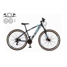   Bicicleta Aro 29 Ksw Xlt 24v Freios a Disco Hidráulicos Garfo Suspensão Pneu com Faixa Bege - Preto\Azul