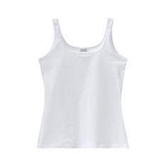Camiseta feminina regata malwee 1000004494, GG, Branco
