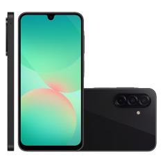 Smartphone Samsung Galaxy A26 Câmera Tripla 256 GB 5G Preto