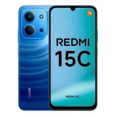 Xiaomi Redmi 15C  Lançamento 2025 Smartphone 4G Azul 256GB 4GB RAM, 50