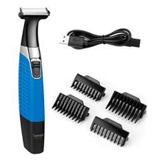 Barbeador Aparador De Pelos Elétrico Recarregável Prova D'água Bivolt Km-1910 Kemei