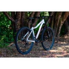 Bicicleta Aro 29 Athor Orion Kit ((Shimano)) 21V Branca/Rosa