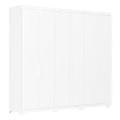 Guarda Roupa Casal Venice 62480PE Branco Brilho com Pés - Demóbile