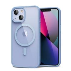 oakxco Capa magnética transparente para iPhone 13 Mini/12 Mini, compatível com Magsafe, fina, fina, transparente, não amarela, amortecedor de silicone macio híbrido e capa protetora de plástico rígido