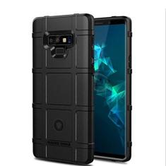 Capa para Samsung Galaxy Note 9, proteção robusta, material TPU de fibra de carbono, macia, antiderrapante macia, anti-impressão digital, capa totalmente protetora para Samsung Galaxy Note 9