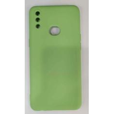 Capa Capinha Silicone Aveludada Premium Galaxy a10s - sem, verde claro