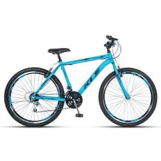 Bicicleta Aro 26 Alumínio Kls Sport Gold Freio V-Brake Mtb 21 Marchas,