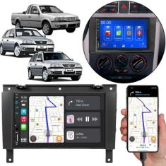 Kit Multimídia Carplay Gol Parati Saveiro G3 7 Pol MP5 Touch-screen + 