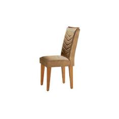 Conjunto Com 6 Cadeiras Para Sala de Jantar Liz Rufato, Imbuia/Animale
