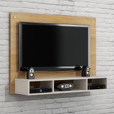 Painel Para Tv Até 46" Atena Valdemóveis Cinamomo/Off White