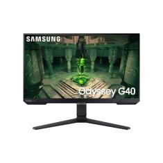 Monitor Gamer Samsung Odyssey G40 27",  240 Hz, 1ms, ajuste de altura, Gsync, Freesync,HDMI, DP, FHD, Preto
