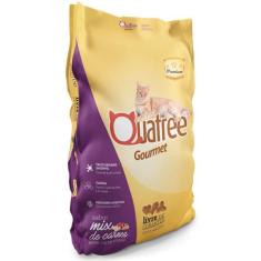 Ração Quatree Gourmet Gatos Adultos Mix De Carnes 1Kg