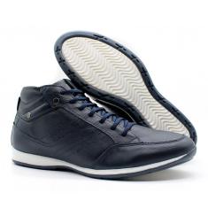 Tenis Sapatenis em Couro Casual Cano Medio Netony 1008-Masculino