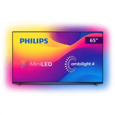 Smart TV Philips 65 UHD 4K Mini Led 65PML9507/78 Android Ambilight Dolby Vision Atmos8 - Cinza