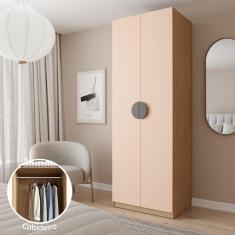 Guarda-Roupa Modulado Joy com Cabideiro CabeCasa MadeiraMadeira Salmão/Avena