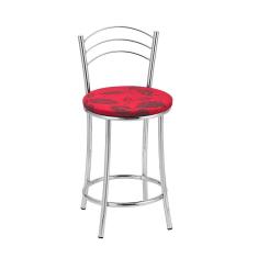 Kit 2 Banquetas Cromadas Bc26c Assento Espuma D15