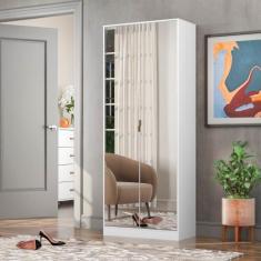 Sapateira 2 Portas Espelhadas Grife Demobile - Demóbile, Branco