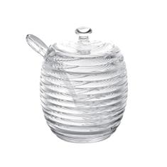 LYOR - Açucareiro de Cristal com Colher e Tampa Colméia 210ml