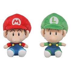 Little Buddy Set de 2 All Star Collection 1247 Baby Mario & 1248 Baby Luigi Plushes