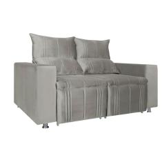 Sofá Retrátil e Reclinável Madri 2L. 160cm C/Molas - Veludo