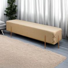 Recamier Banco Luxo Eros Moderno Bege