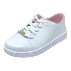 Molekinha Tênis Infantil Feminino Menina Criança Casual Plataforma Branco 25-36