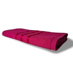 Toalha De Banho Grande Viena 230g/m² 100% Algodão 70x125cm - Rosa Rosa