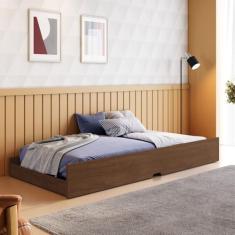 Cama Auxiliar Solteiro 188,6x93x23,5 Cm Luna Cacau