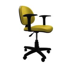 Cadeira Executiva Giratoria Odin com Braço - Maiart, Couro Sintetico C