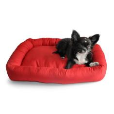 Cama Cancun para Cachorro e Gato Pet - Bichinho Chic, Vermelho, M