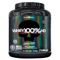 Whey 100% Hd Baunilha 1,8Kg, Black Skull