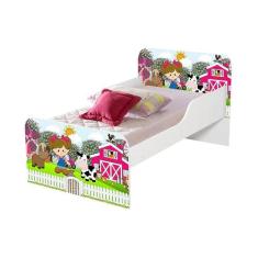 Cama infantil móveis para quarto crianças meninas com colchão - Dullar