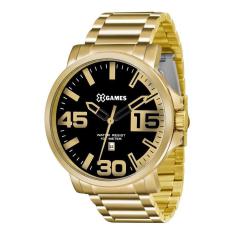 Relógio X-Games Masculino Dourado Grande Xmgs1018 P2kx