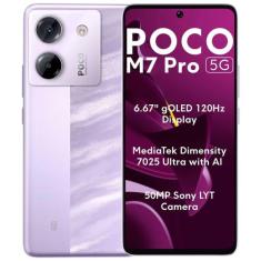 Smartphone Xiaomi Poco M7 Pro 5G 256GB 8GB RAM Dual SIM Tela 6.67 - Ro