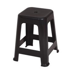 Mor - Banqueta Plástica Preta