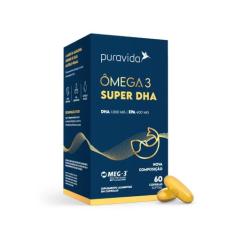 Ômega 3 Super DHA - Puravida 60 Cápsulas
