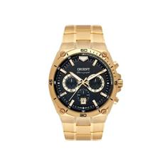 Relógio Orient Masculino Ref: Mgssc030 P1kx Cronógrafo Dourado
