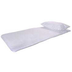 Kit 4 Peças Colchonete Solteiro Festa Do Pijama Infantil Criança Travesseiro De Fibra